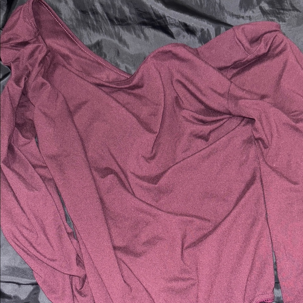 Elegant Burgundy Bodysuit